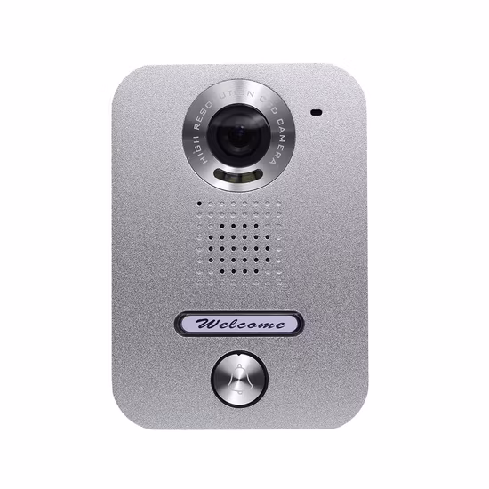 Aluminiumlegierung, wasserdicht, IP65, 2-Draht-Villa-Gegensprechanlage (Außenstation, Video-Türsprechanlage)